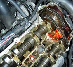 Jaguar engine - Tensioner Replacement